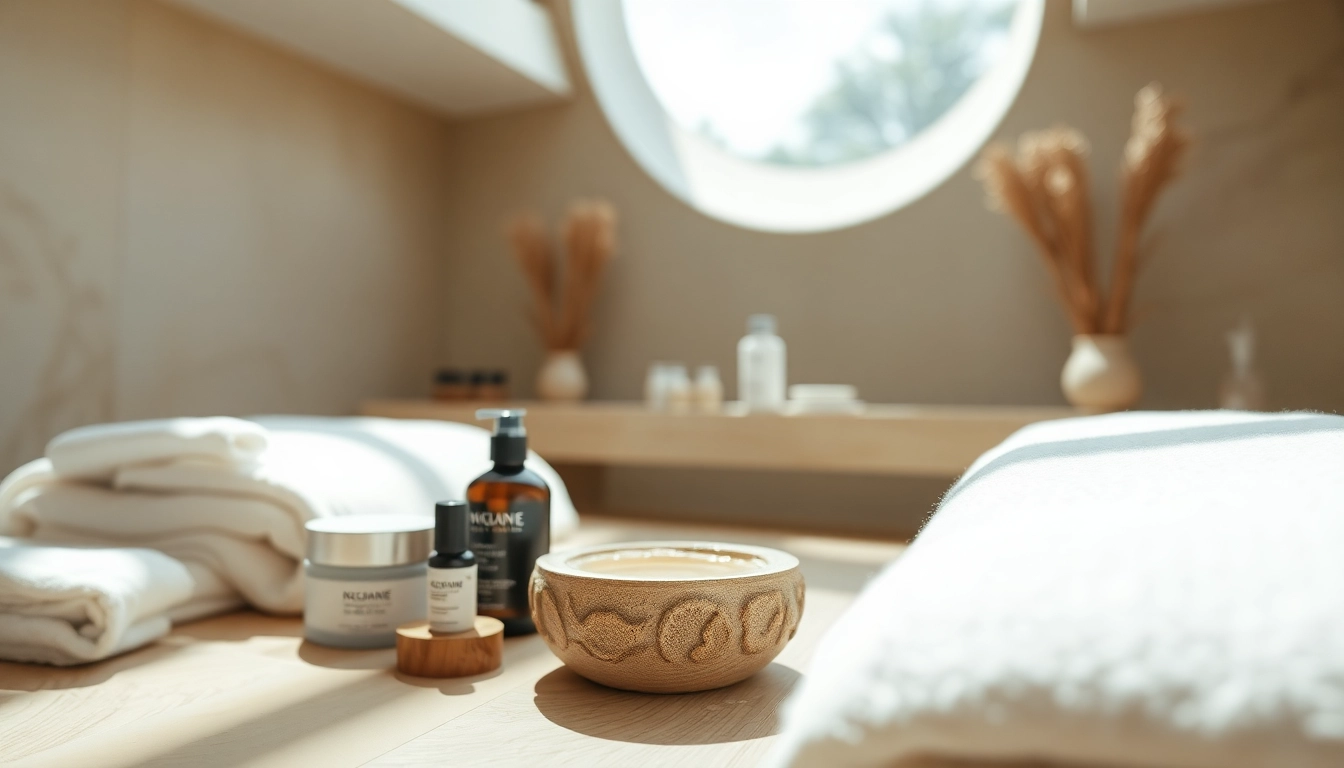 Experience rejuvenating Faltenbehandlung Zürich with calming spa ambiance and premium skincare products.