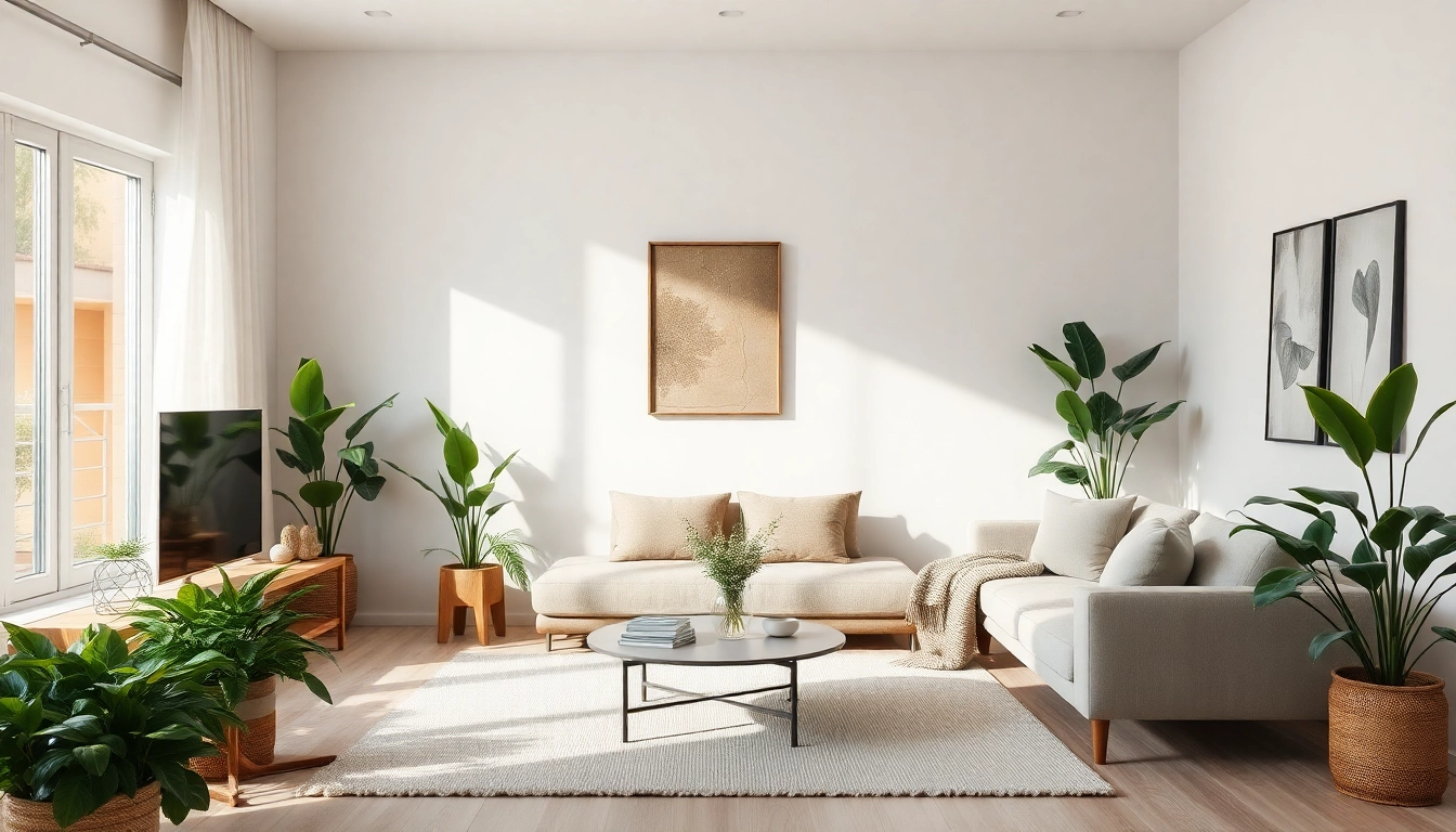 Enhance your home with inspiration from lubiedom.pl, showcasing a serene living room filled with greenery.