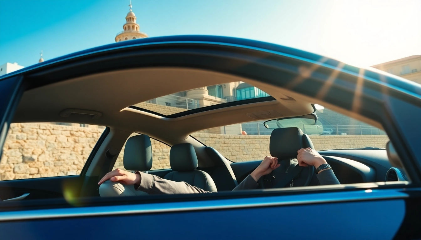 Drive a professional hire car with driver Malta through picturesque streets, set against stunning Maltese scenery.