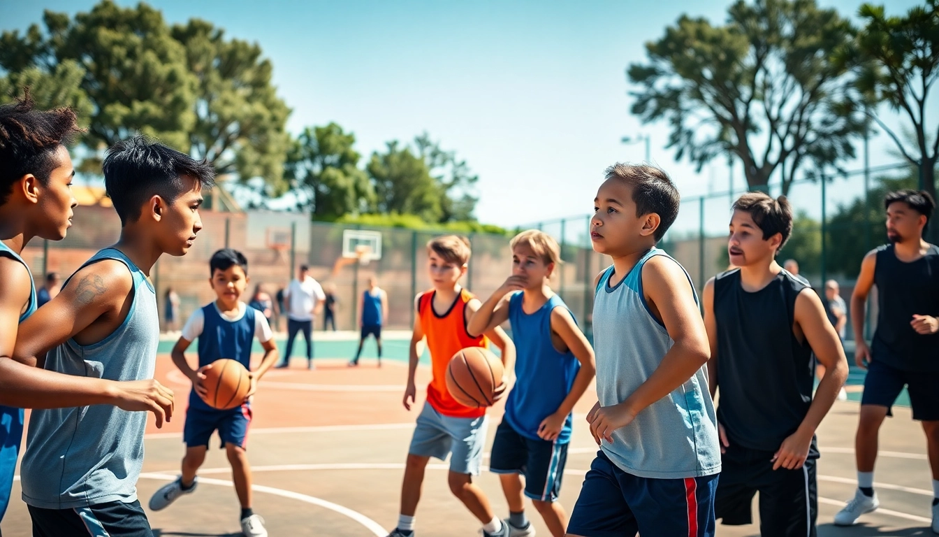Enhance your skills with the best basketball training programs featuring young athletes in action.