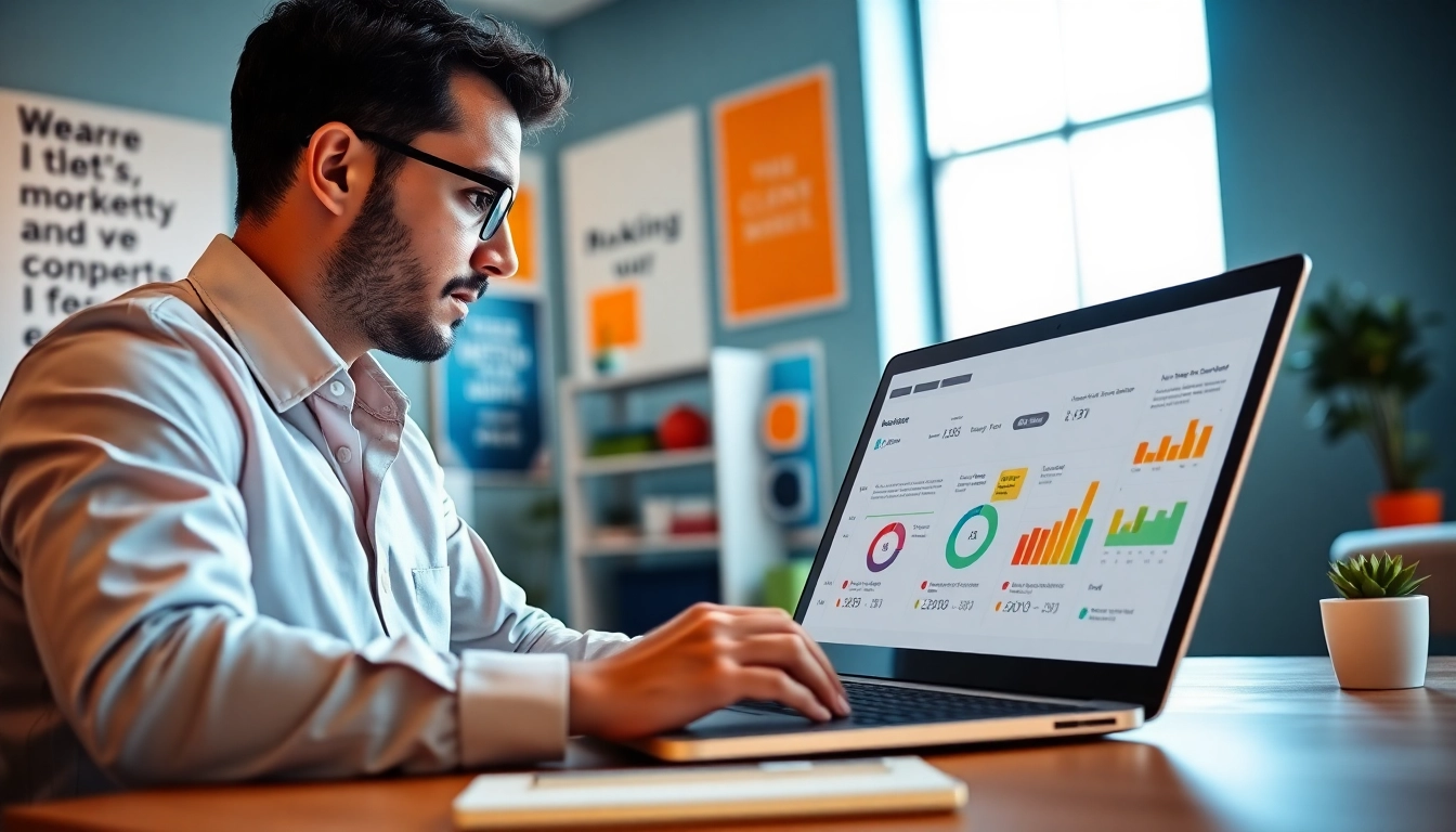 Engaging scene of Magnetic Marketing strategies in action in a professional office setting.