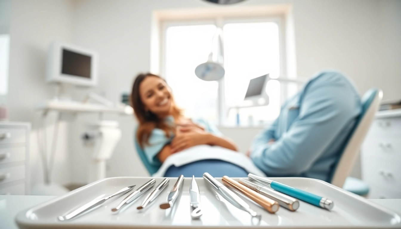 Experience seamless checkups in a professional dental setting with a smiling dentist.