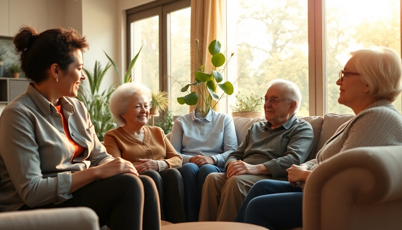 Seniors receiving compassionate senior care in Austin, TX, showcasing a professional home care environment.
