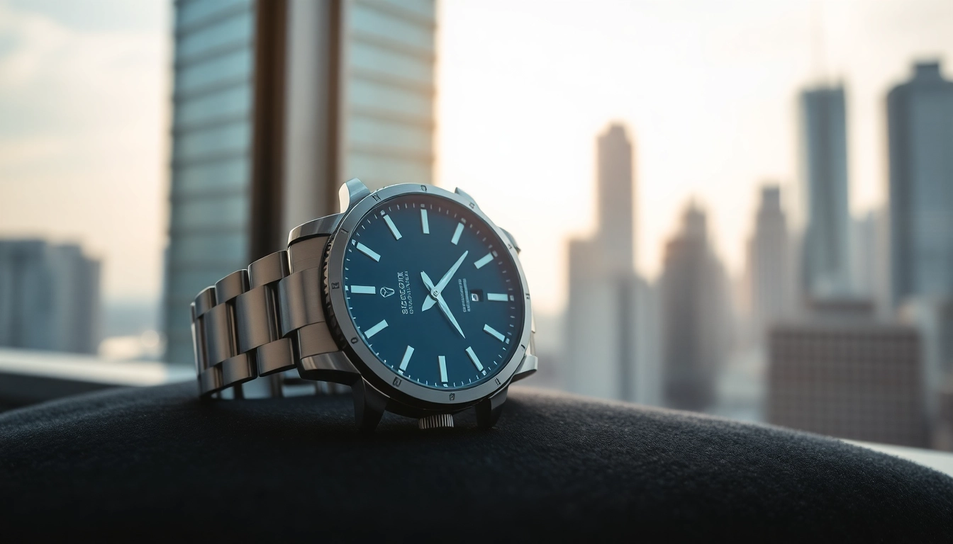 Die Herren Armbanduhr mit elegantem Design strahlt Stil und Präzision aus.
